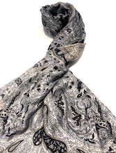 Load image into Gallery viewer, 100% Natural Silk Printed XL Foulard ref-rfxlfs0020