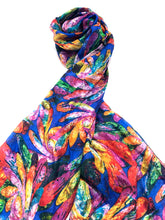 Load image into Gallery viewer, 100% Natural Silk Printed XL Foulard ref-rfxlfs0025