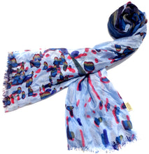 Load image into Gallery viewer, 100% Natural Silk Printed XL Foulard ref-rfxlfs0029