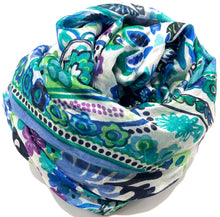 Load image into Gallery viewer, 100% Natural Silk Printed XL Foulard ref-rfxlfs0040