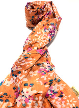Load image into Gallery viewer, 100% Natural Silk Printed XL Foulard ref-rfxlfs0043