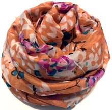Load image into Gallery viewer, 100% Natural Silk Printed XL Foulard ref-rfxlfs0043