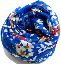 Load image into Gallery viewer, 100% Natural Silk Printed XL Foulard ref-rfxlfs0044