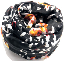 Load image into Gallery viewer, 100% Natural Silk Printed XL Foulard ref-rfxlfs0045
