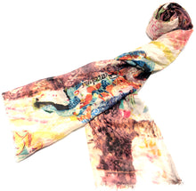 Load image into Gallery viewer, 100% Natural Silk Printed XL Foulard ref-rfxlfs0058