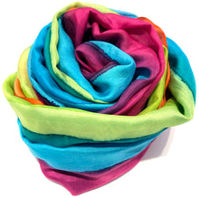 Load image into Gallery viewer, 100% Natural Silk Printed XL Foulard ref-rfxlfs0065