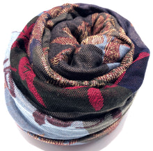 Cargar imagen en el visor de la galería, Pashmina Jacquard 100% Viscosa ref-rflgsv0010
