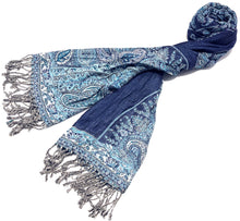 Cargar imagen en el visor de la galería, Pashmina Jacquard 100% Viscosa ref-rflgsv0013