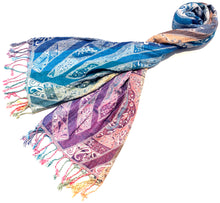 Cargar imagen en el visor de la galería, Pashmina Jacquard 100% Viscosa ref-rflgsv0015