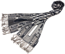 Cargar imagen en el visor de la galería, Pashmina Jacquard 100% Viscosa ref-rflgsv0019
