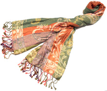 Load image into Gallery viewer, 100% Viscose Jacquard Pashmina ref-rflgsv0025