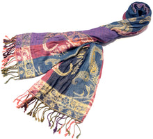 Cargar imagen en el visor de la galería, Pashmina Jacquard 100% Viscosa ref-rflgsv0026