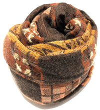 Load image into Gallery viewer, 100% Wool Jacquard Embellished Pashmina Shawl ref-rflghwj0004