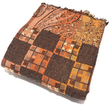 Load image into Gallery viewer, 100% Wool Jacquard Embellished Pashmina Shawl ref-rflghwj0004