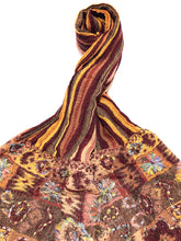Load image into Gallery viewer, 100% Wool Jacquard Embellished Pashmina Shawl ref-rflghwj0005