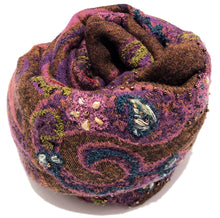 Load image into Gallery viewer, 100% Wool Jacquard Embellished Pashmina Shawl ref-rflghwj0010