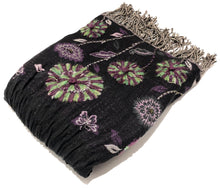 Load image into Gallery viewer, 100% Wool Jacquard Embellished Pashmina Shawl ref-rflghwj0013