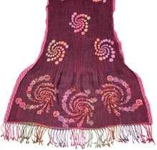 Load image into Gallery viewer, 100% Wool Jacquard Embellished Pashmina Shawl ref-rflghwj0015