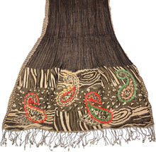 Load image into Gallery viewer, 100% Wool Jacquard Embellished Pashmina Shawl ref-rflghwj0016