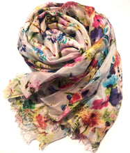 Load image into Gallery viewer, 100% Natural Silk Printed XL Foulard ref-rfxlfs0001