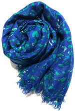 Load image into Gallery viewer, 100% Natural Silk Printed XL Foulard ref-rfxlfs0005