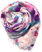 Load image into Gallery viewer, 100% Natural Silk Printed XL Foulard ref-rfxlfs0008