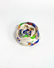 Load image into Gallery viewer, Ivory Floral Silk Scarf

