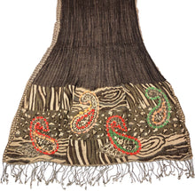 Load image into Gallery viewer, 100% Wool Jacquard Embellished Pashmina Shawl ref-rflghwj0016
