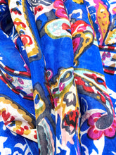 Load image into Gallery viewer, 100% Natural Silk Printed XL Foulard ref-rfxlfs0012

